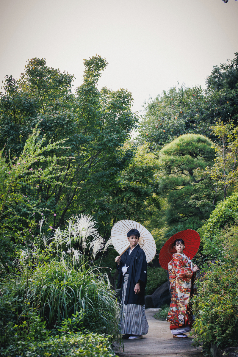 和傘を使ってカッコよく♫