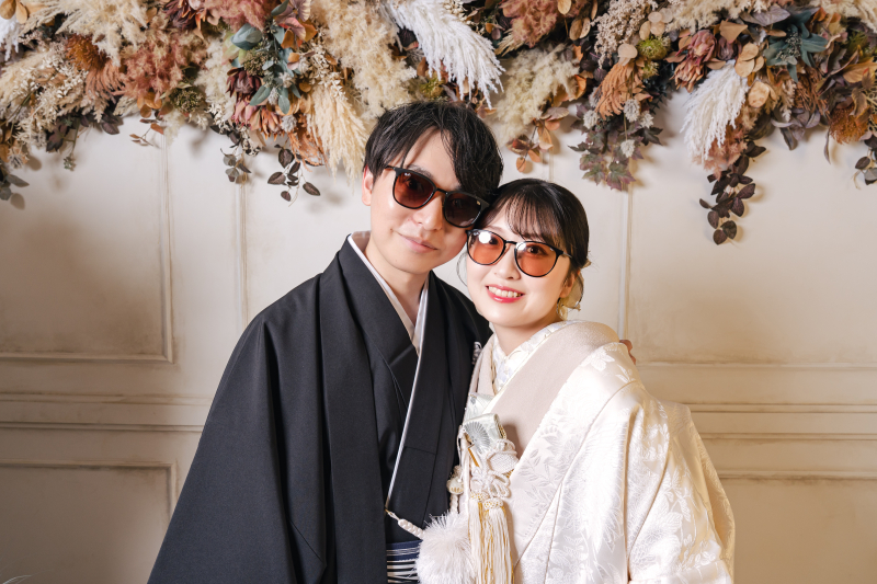 和装で、あえてふざけてみた♡