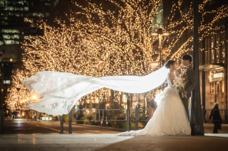 光に包まれる東京の街で。洋装3ロケ×ナイトフォトの贅沢プラン