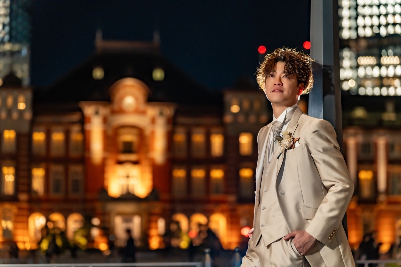 新郎様ソロショット