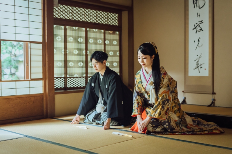 旧平田源七邸で叶える、趣ある和装前撮りのひととき