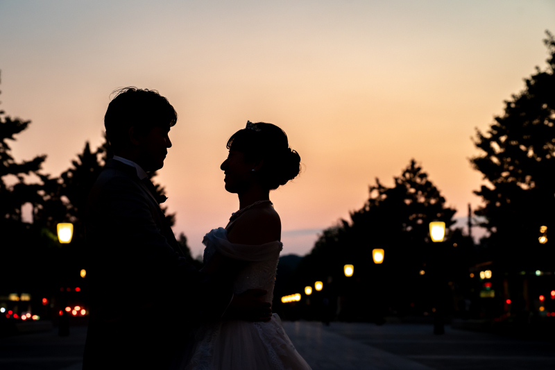 影のシルエット