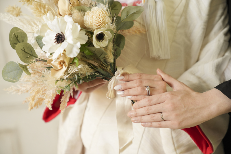 キラリとひかる二つのリング