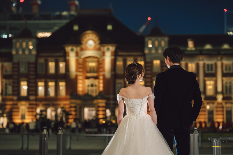 東京駅周辺で笑顔溢れる前撮り♪和田倉門含む3ロケーションプランで特別な思い出を