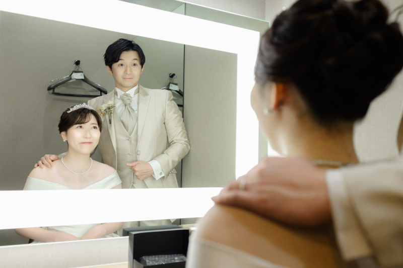 お支度シーンで撮影モードへ