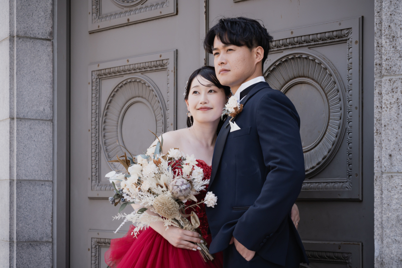 ギュッと、頼れる背中