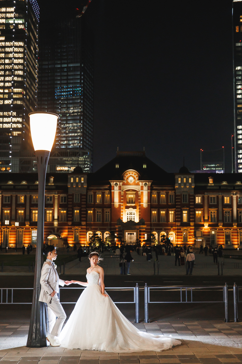 街灯でロマンティックに♪