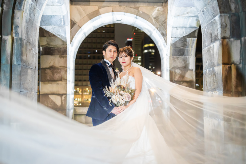 4メートルのロングベールを活かして