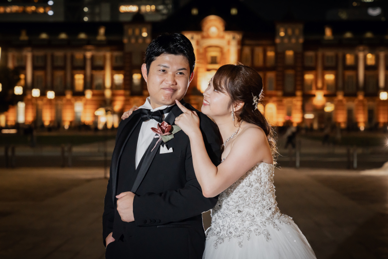 お茶目な新郎様♡