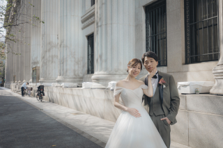 日本橋の街並みに溶け込む、大人かわいい洋装ロケーション撮影プラン