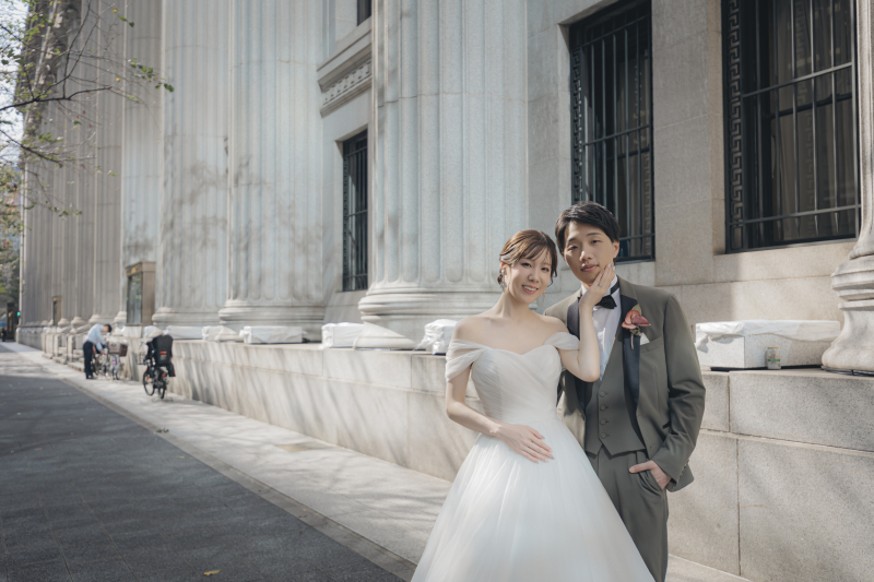 日本橋の街並みに溶け込む、大人かわいい洋装ロケーション撮影プラン