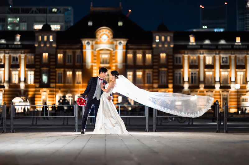 王道コースの夜2ロケーション【東京駅舎・和田倉門】
