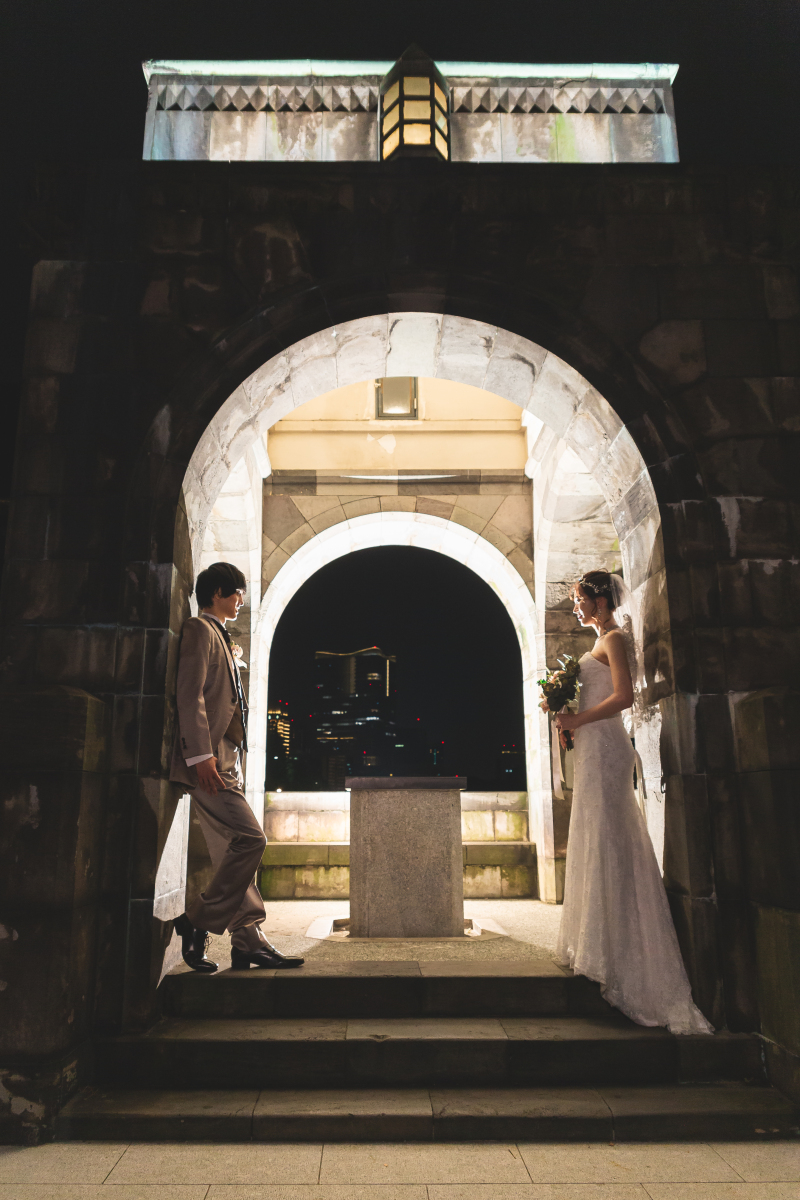 見つめ合うお二人が素敵なショット!