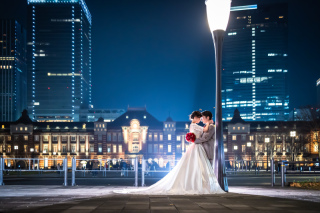 場所に合ったポーズで