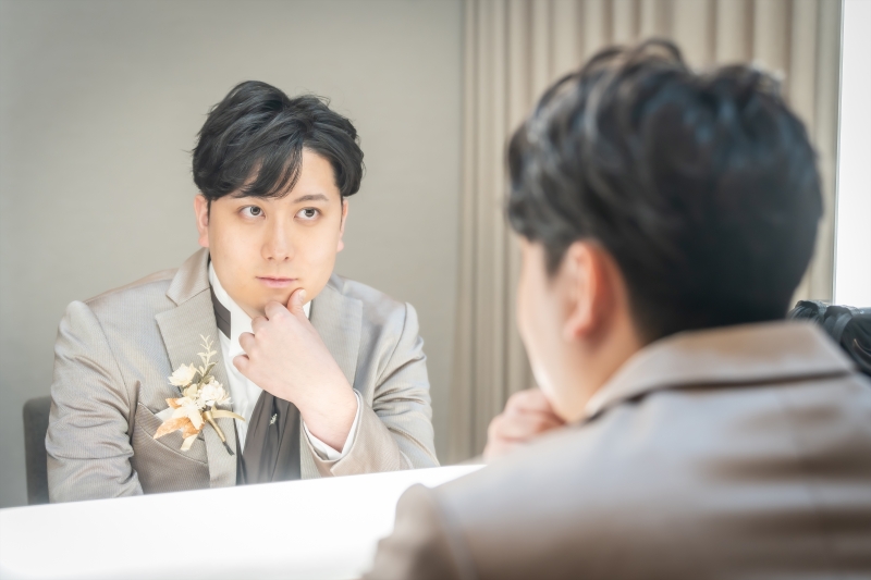 新郎様も準備OK??