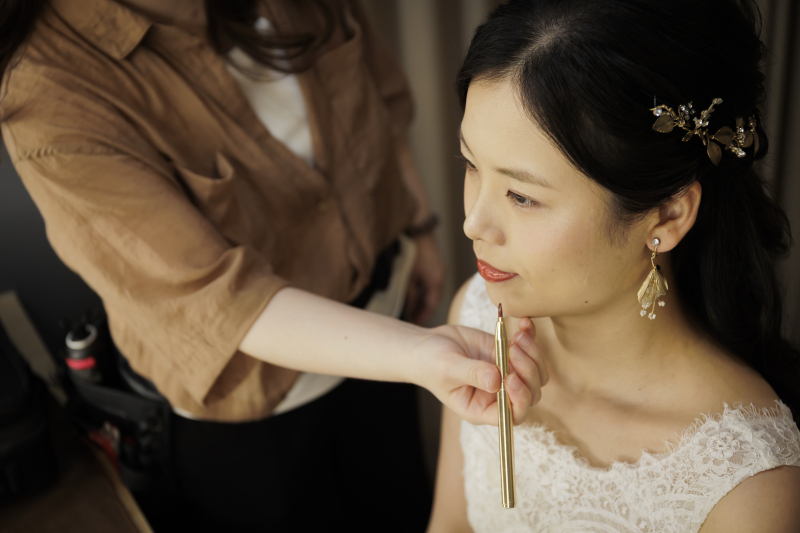 支度中もヒロイン♡