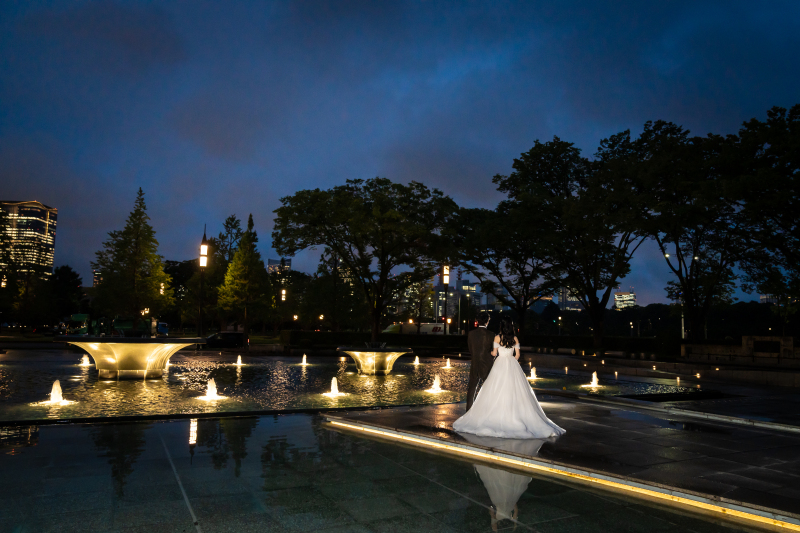 小さな噴水も♫