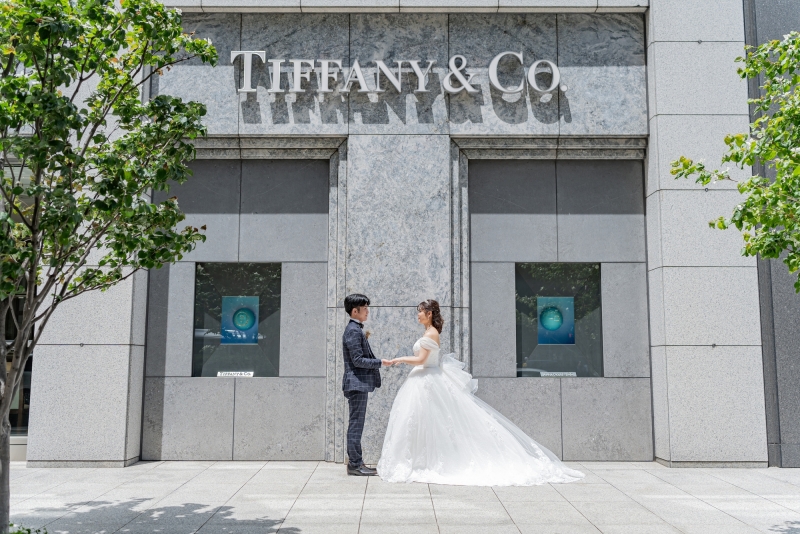 ティファニー前!