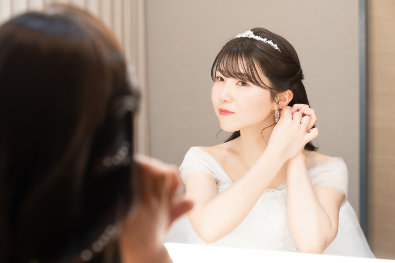 鏡に映る、幸せな私