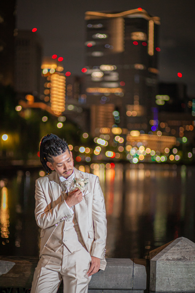 ご新郎様ソロショット