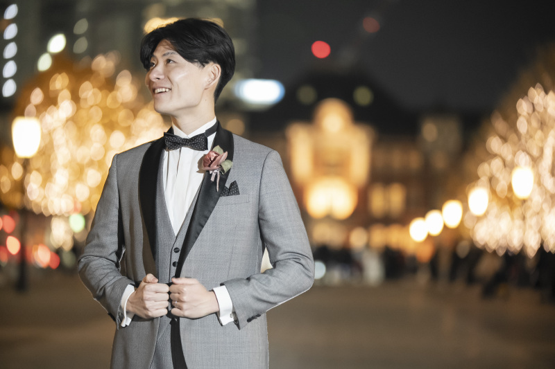 新郎様のソロショット