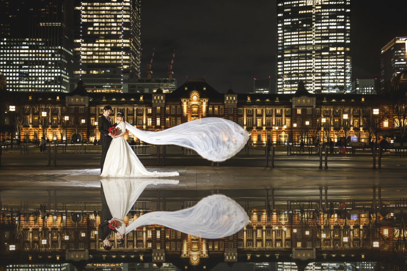 リフレクション加工で幻想的に☀