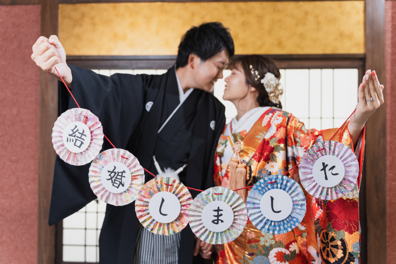 和装でキュン♡