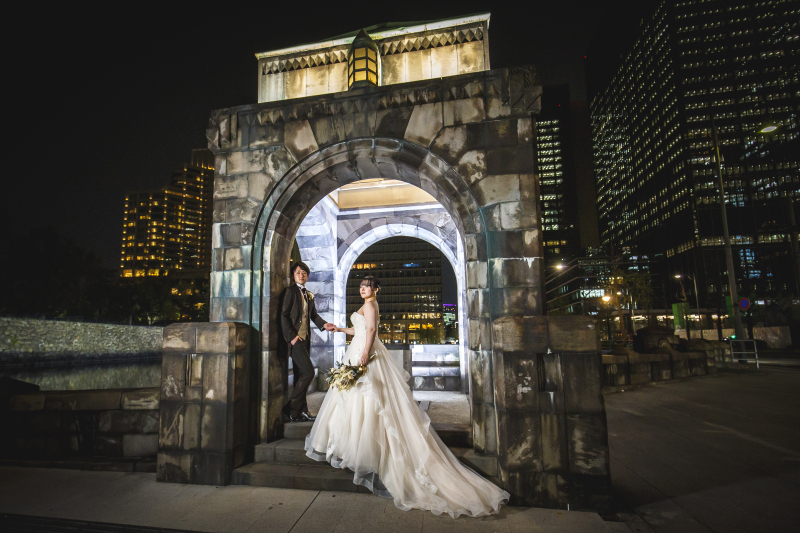 お申込み最多の東京駅・和田倉門・スタジオの夜ロケーションプラン
