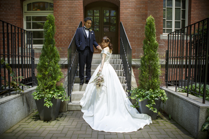 階段でのエスコート