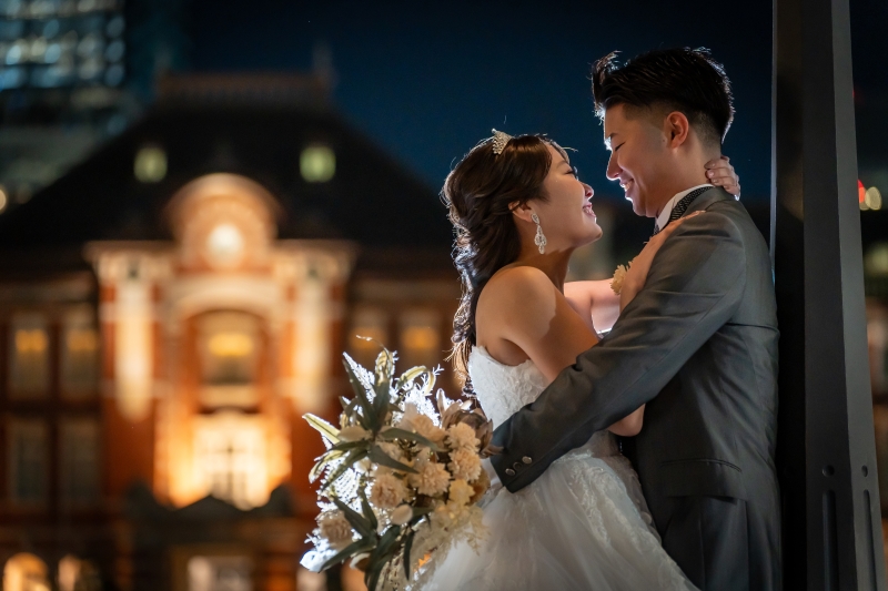 ロマンチックな東京の夜に包まれて