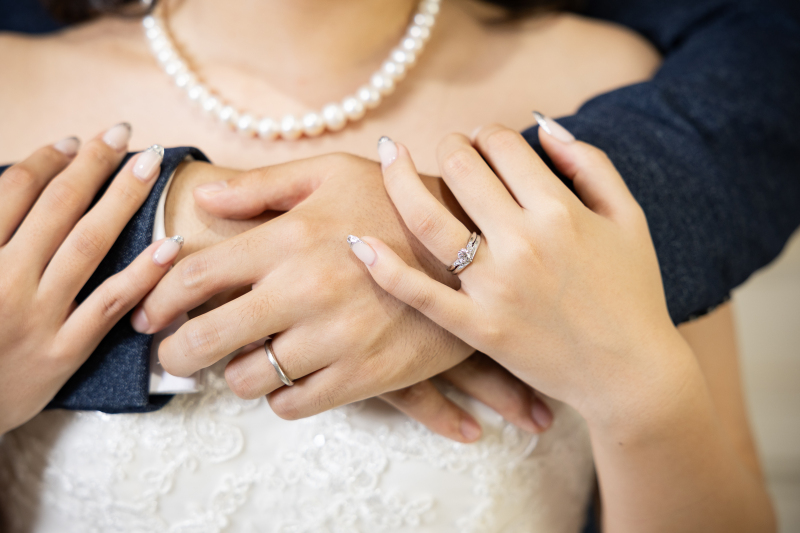 スタジオで撮影...