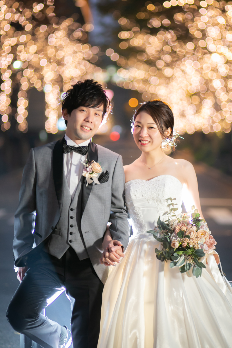 幸せいっぱいのお二人!