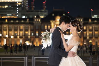 夜の東京駅にて✴︎煌びやかなロケーション撮影