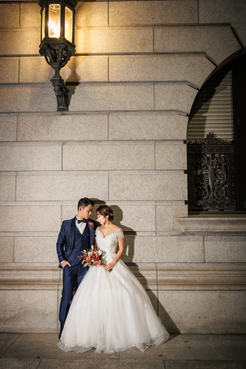 異国の様な壁面