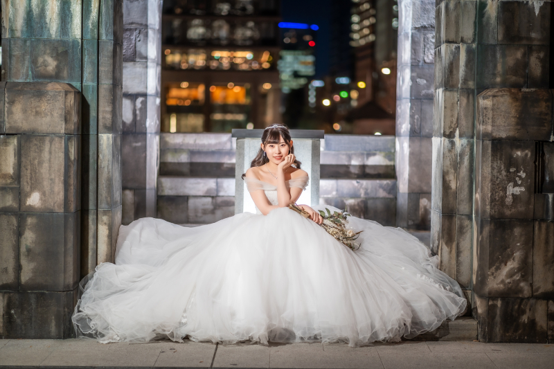 段差を利用してのお座りショット★