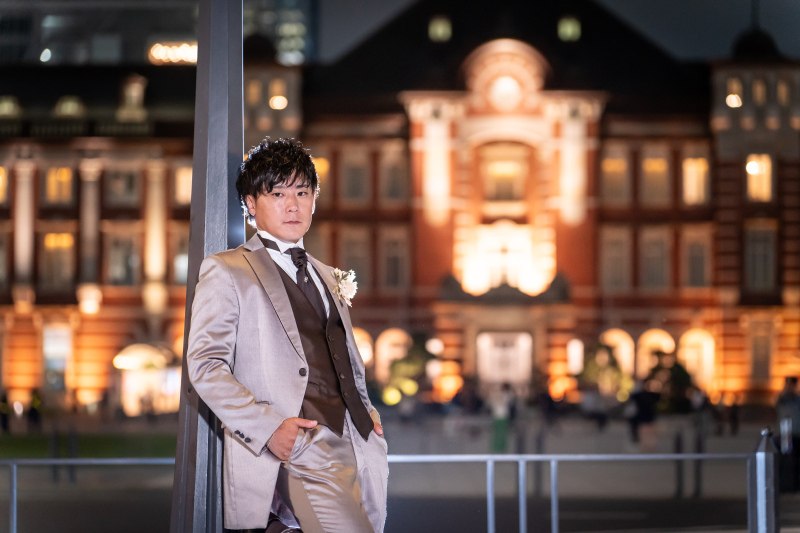 新郎様のソロショット*