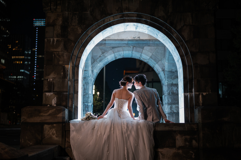 古城で恋するふたり