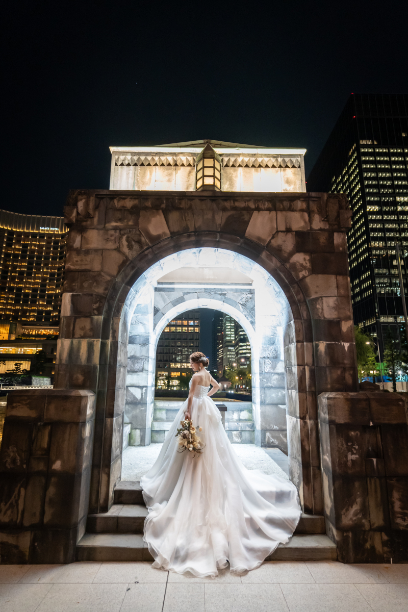 段差を活かして後ろ姿♡