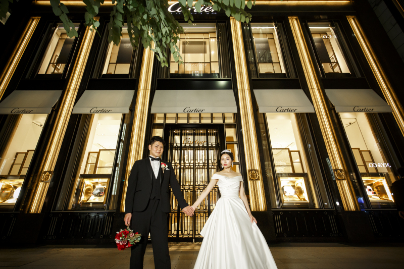 笑顔がいっぱいのスタジオ＆東京駅+和田倉門+銀座カルティエロケーション撮影