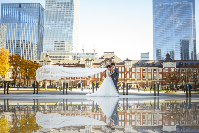 昼でもリフレクションショットを!