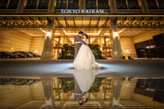 思い出のある会場でも！夜ロケーション撮影