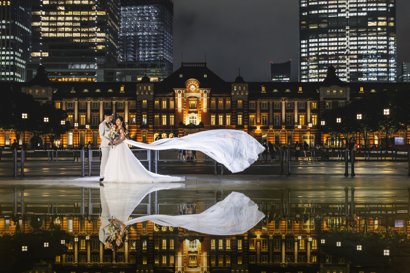 ここは押さえたい!東京駅と和田倉門の夜2ロケーション撮影