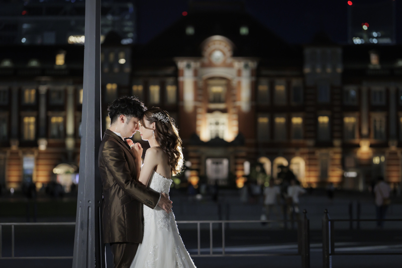 おでこをコツンと♪