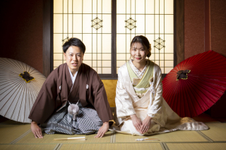 和装でのフォトウェディング