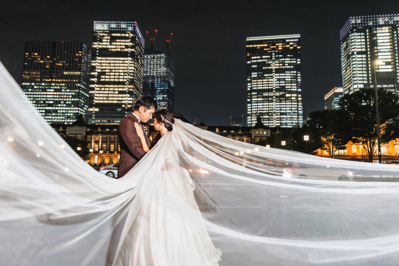 ロングベールを活かして