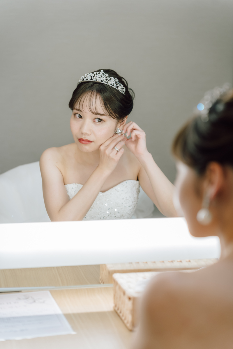 次は洋装撮影の準備中❤