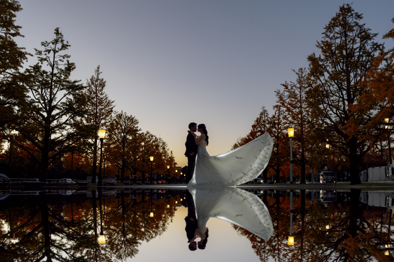 マジックアワーでリフレクション