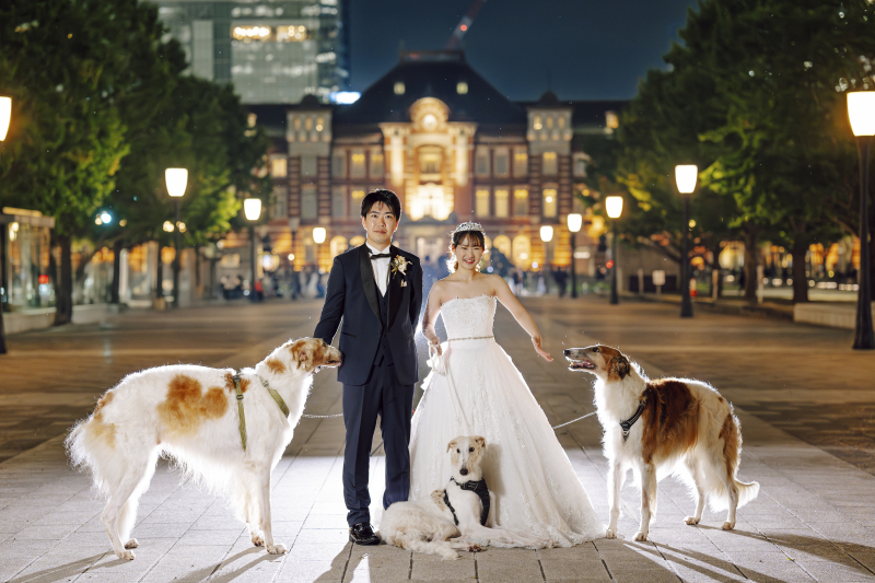 大切なペットや思い入れのあるお品物と一緒に♡「自分たちらしい」洋装ロケーション!