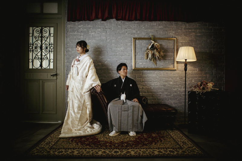 シックな雰囲気でも