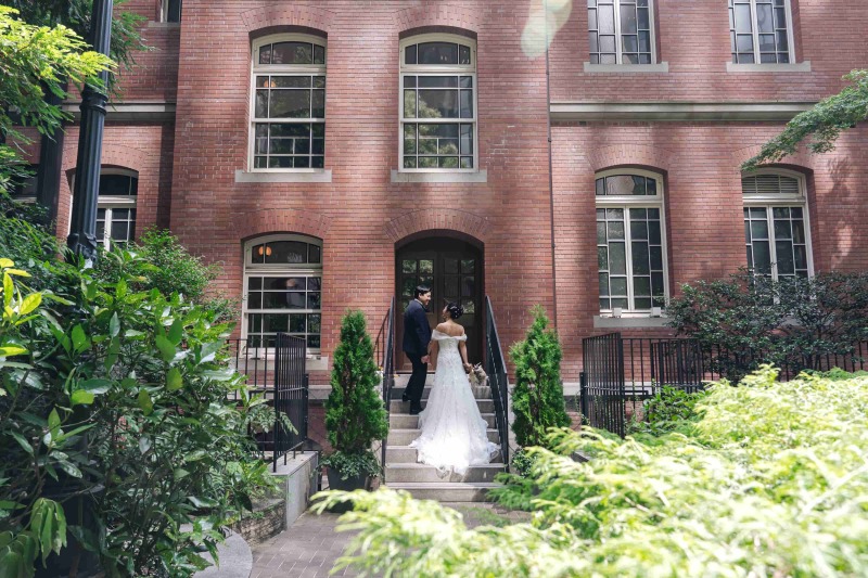 レトロ街角ウェディング